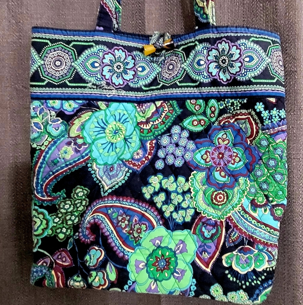 Vera Bradley Multicolor Paisley Floral Tote